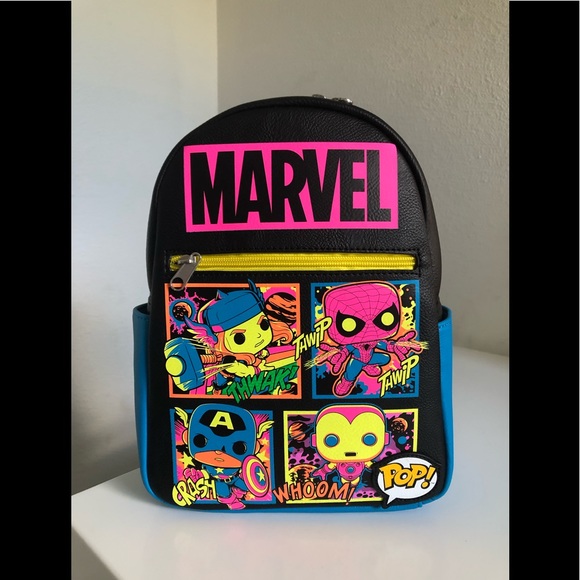 Funko Other - Funko x Marvel black light back pack